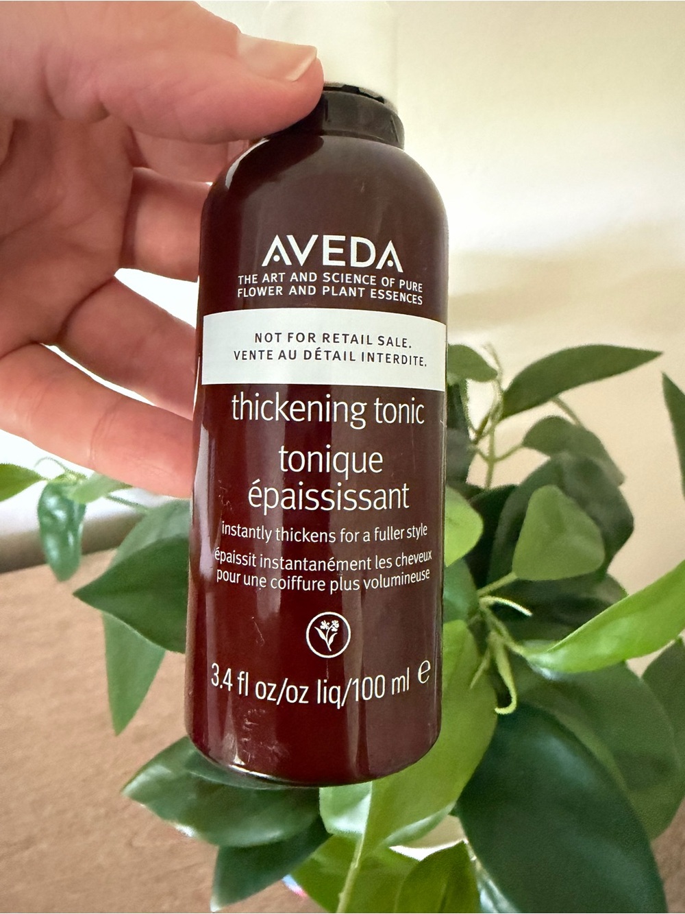AVEDA Thickening Tonic - Dark Brown Bottle